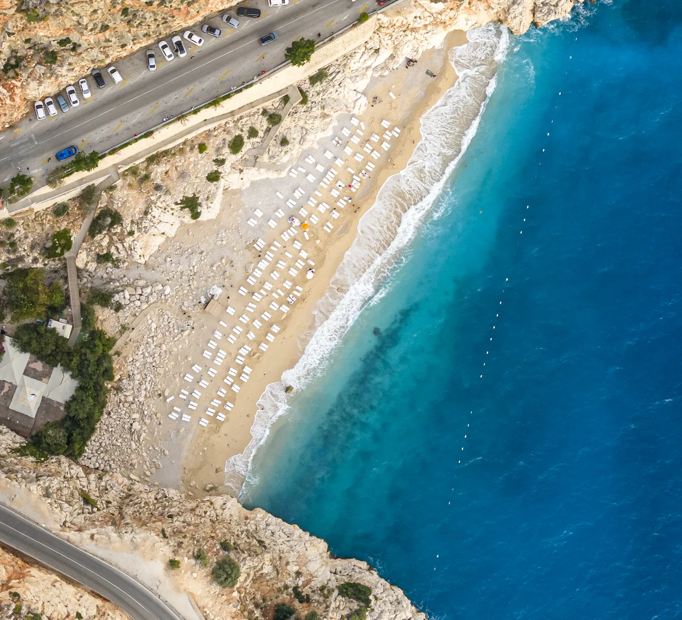 where the sea meets the land.