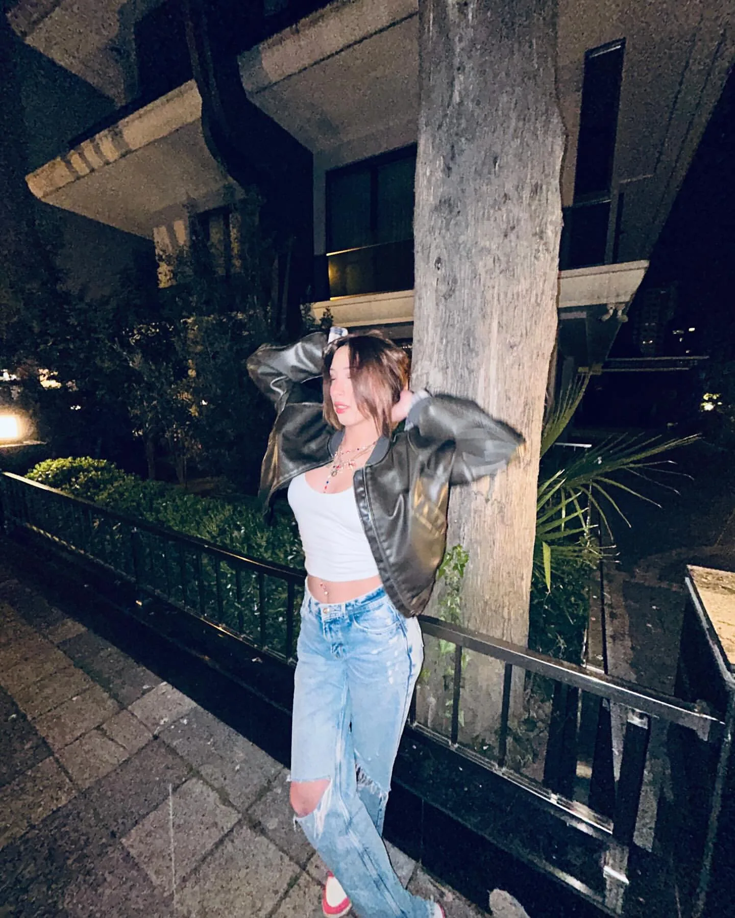 Denim dreams and city nights.